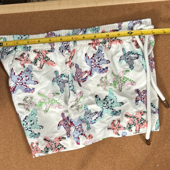 Vilebrequin Men's Watercolor Turtle Print Superflex Swim Trunks XS - Picture 8 of 16